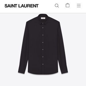 NWOT BLUE Yves Saint Laurent men’s shirt 